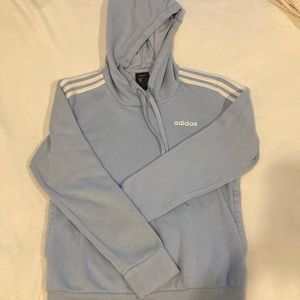 Adidas light blue hoodie S